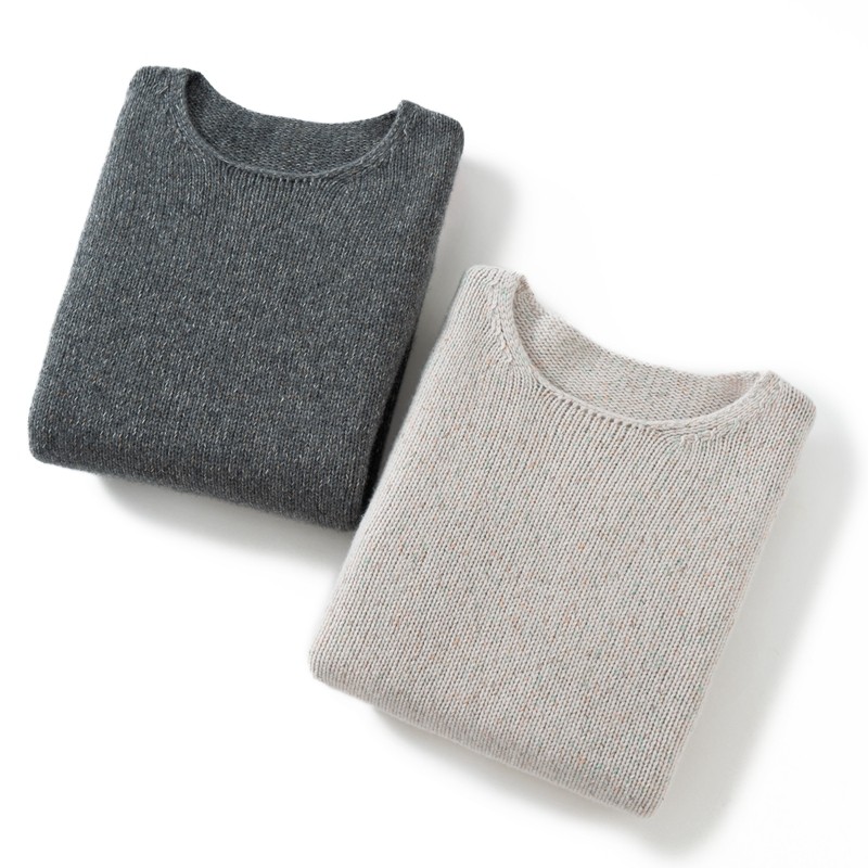 25秋冬新款开叉半高领羊绒衫女100%山羊绒毛衣宽松加厚针织打底衫,淘宝优惠券,粉丝福利购,淘宝优惠卷