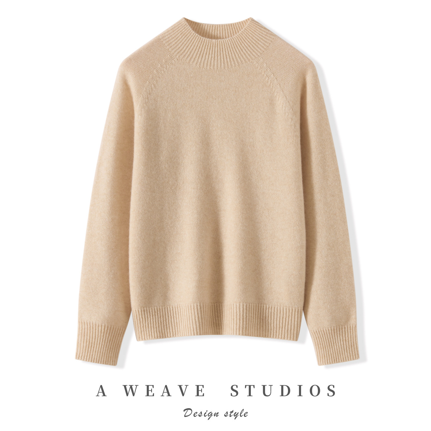 2025秋冬新款100%纯山羊绒衫女一线成衣插肩半高领针织毛衣打底衫,淘宝优惠券,粉丝福利购,淘宝优惠卷