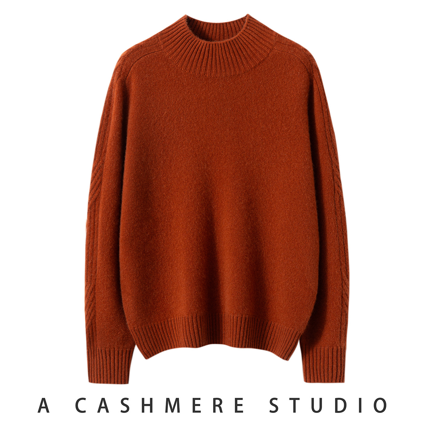 25秋冬新款100%山羊绒半高领加厚羊绒衫女软糯保暖针织毛衣打底衫,淘宝优惠券,粉丝福利购,淘宝优惠卷