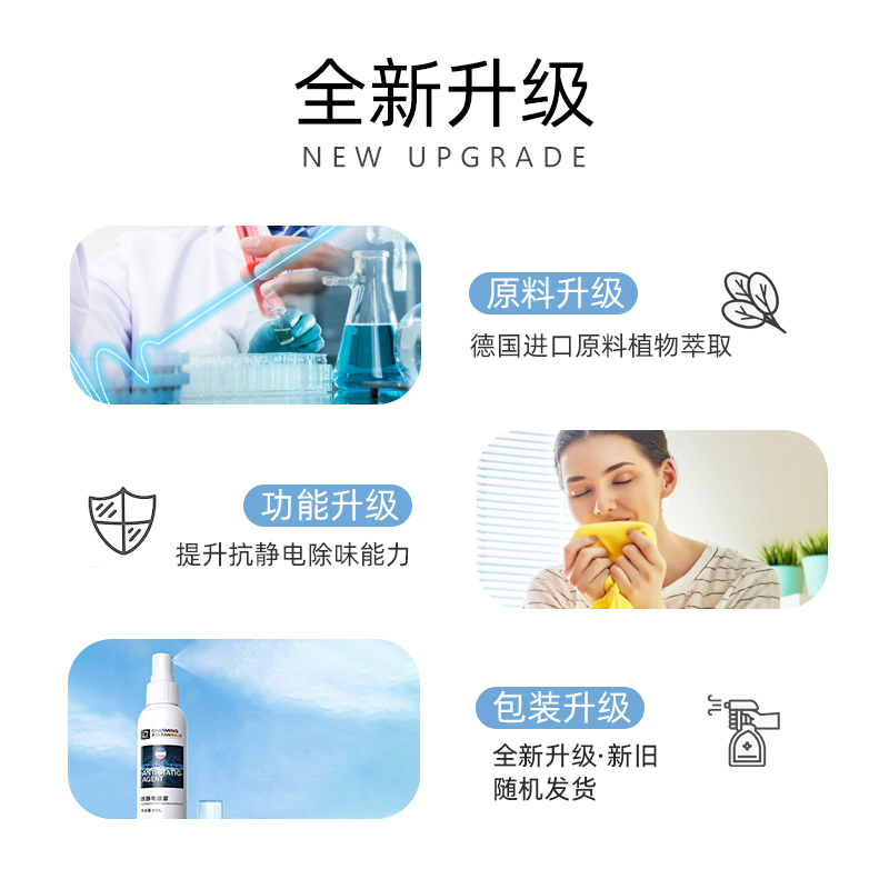 【直播专属】防静电喷雾去静电衣服头发防静电持久衣物柔顺剂