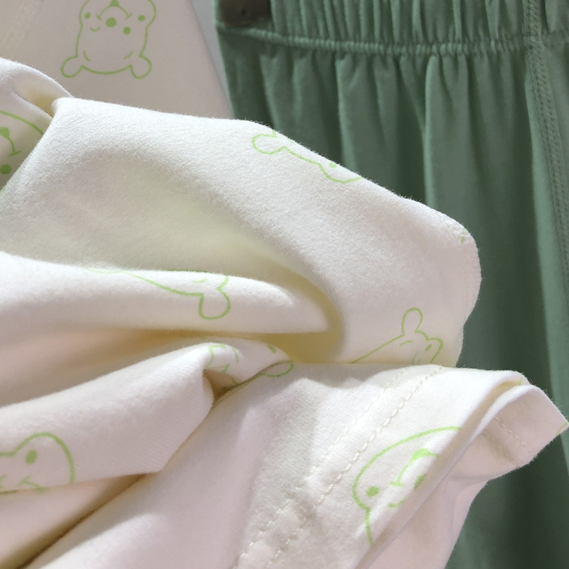 130-160码 中大童男女童莱卡棉家居服内衣套装儿童秋衣秋裤两件套 - 图1