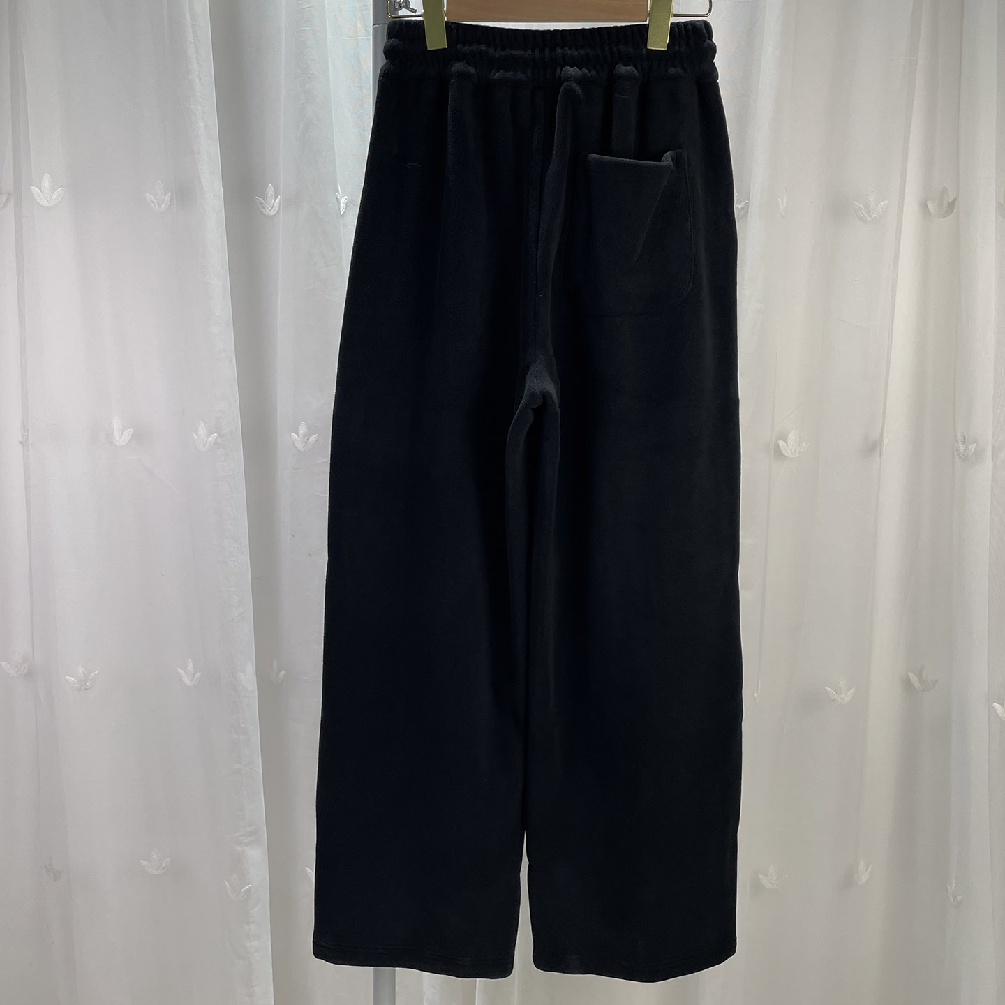 KI*165-185品牌童装男女大童针织裤青少年学生秋冬双面绒休闲长裤 - 图0