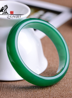 沁暧宝石民族风包邮绿水晶手镯