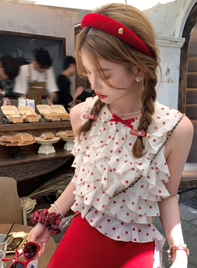 明媚元气~红色小金标发箍女款2026新款高颅顶洋气时尚圣诞节发卡