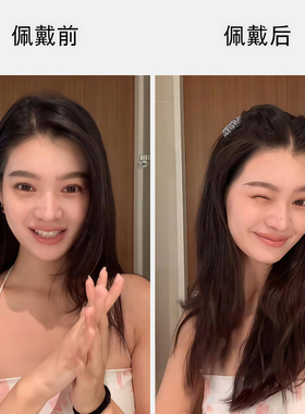 白鹿同款满钻公主头倒插梳发夹女高端高颅顶发卡高级感洋气时尚
