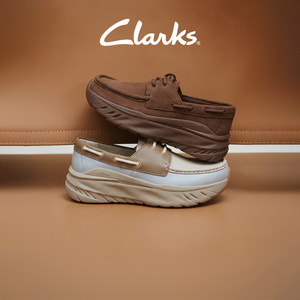【增高5cm】Clarks其乐ZephRun Step英伦厚底单鞋百搭通勤乐福鞋
