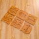 Wooden placemat insulation pads household anti-scalding pads casserole pads