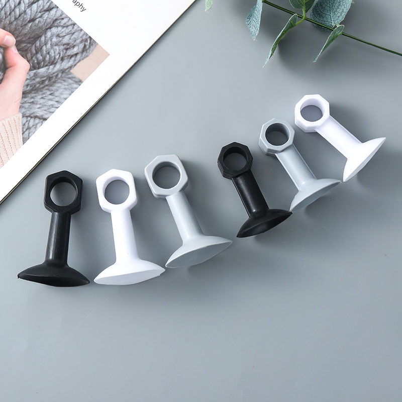 门把手防撞垫房门防盗门卧室门后吸门固定免打孔门阻器硅胶门挡器 - 图2