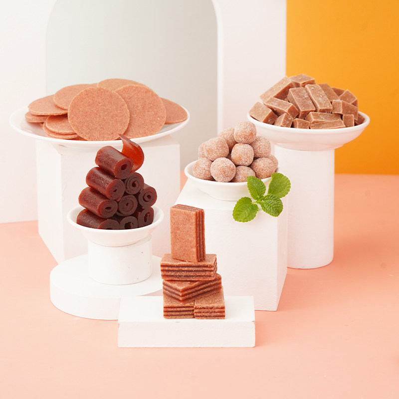 沂蒙公社山楂制品新鲜特产山楂球山楂卷片果丹皮山楂条果脯1340g,淘宝优惠券,粉丝福利购,淘宝优惠卷