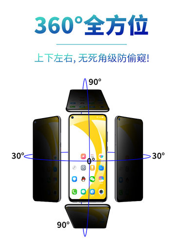 适用vivoiqoou1钢化膜iqoou1防窥膜全屏覆盖iqoo u1V2023A防窥防偷窥手机膜ipoou1全包iq00u1防偷窃360度-图0