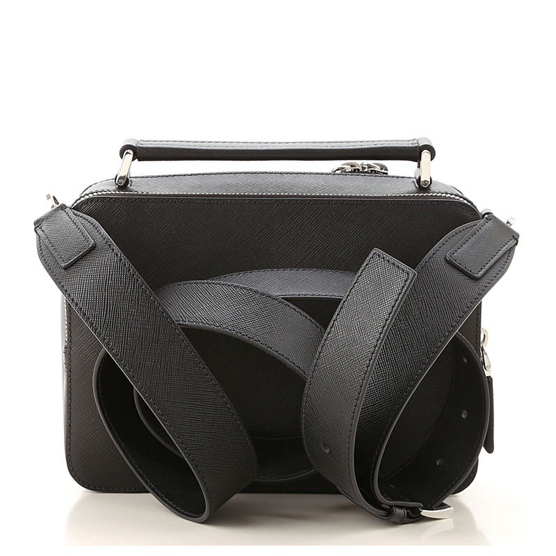 正品prada /普拉达牛皮休闲斜挎包 怀远海外男士包袋