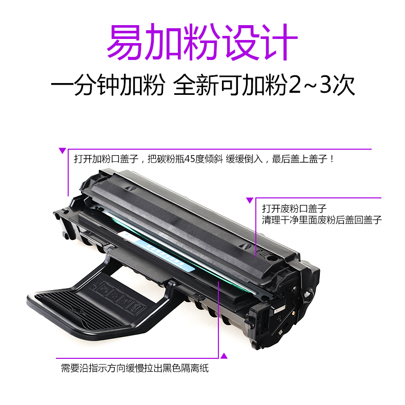 赛润适用易加粉适用富士施乐3124硒鼓xerox phaser3117 3122 3125戴尔1100富士施乐 3124 3215N打印机硒鼓-图1