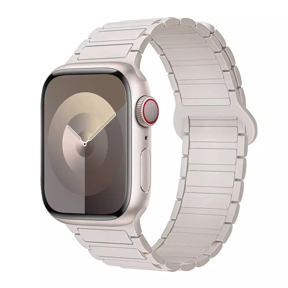 适用苹果手表iwatch10表带S11/S9手表带ultra2四季运动applewatch8/7男女款替换S7智能S6磁吸6配件se高级腕带