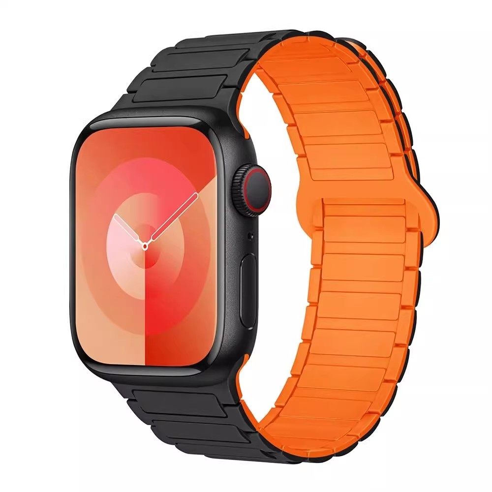 适用苹果手表iwatch10表带S11/S9手表带ultra2四季运动applewatch8/7男女款替换S7智能S6磁吸6配件se高级腕带