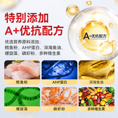 海豚锦鲤鱼饲料鱼粮金鱼专用不浑水观赏鱼通用型颗粒育成增体鱼食 - 图1