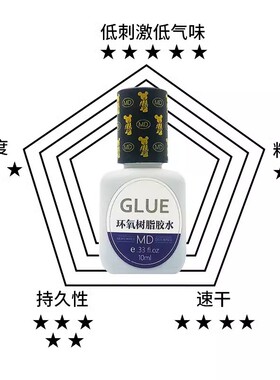 MD睫毛胶水环氧树脂胶水牢固持久
