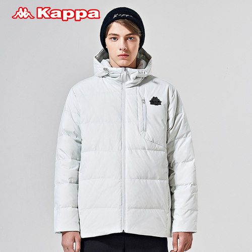 Kappa爆品卡帕男款羽绒服厚连帽防寒服外套秋冬新款K0952YY01 - 图0