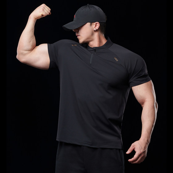 Laura Star 1521 men's moisture-wicking and cool-feeling training sports short-sleeve