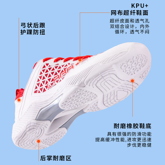 Wear-resistant athletic shoes for fencing competitions