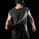 Laura Star 1572 fried snowflake retro vest sports men's fitness casual American training sleeveless