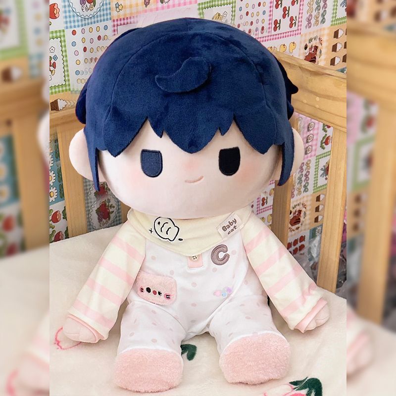 影山飞雄娃衣40cm棉花娃娃衣服坐姿排球玩偶少年公仔着替套装 - 图0