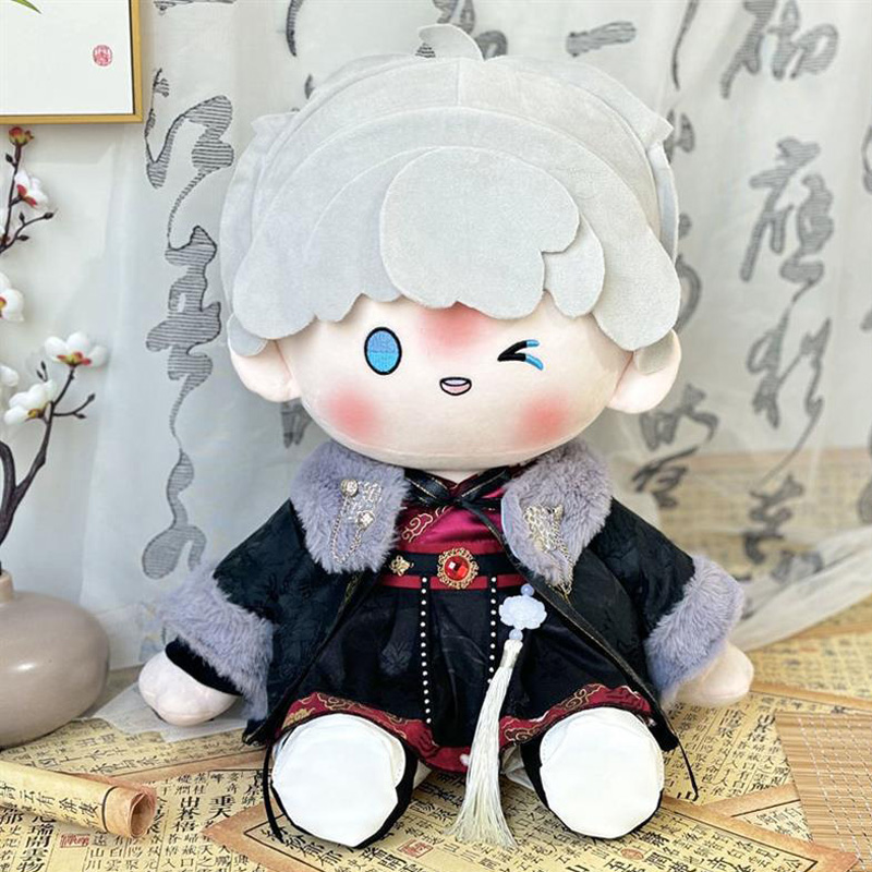 40cm娃衣棉花娃娃衣服古风一番赏坐姿款玩偶公仔日常百搭原创汉服 - 图2