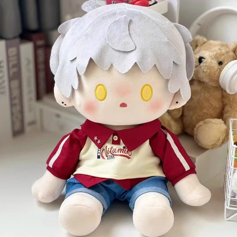 40cm娃衣棉花娃娃坐姿酷帅男款日常光夜西装卫衣衬衫齐司礼可换装,淘宝优惠券,粉丝福利购,淘宝优惠卷