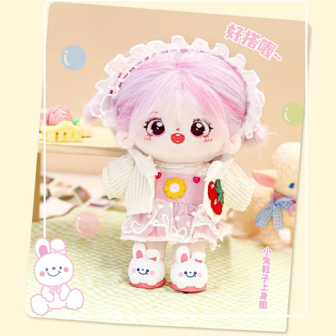 棉花娃娃鞋子20cm便宜男女娃用玩偶公仔的小鞋子可爱帅气迷你配饰 - 图0