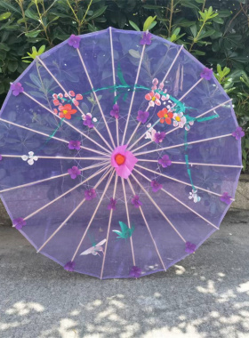 古风团扇中国风古典汉服长柄扇子