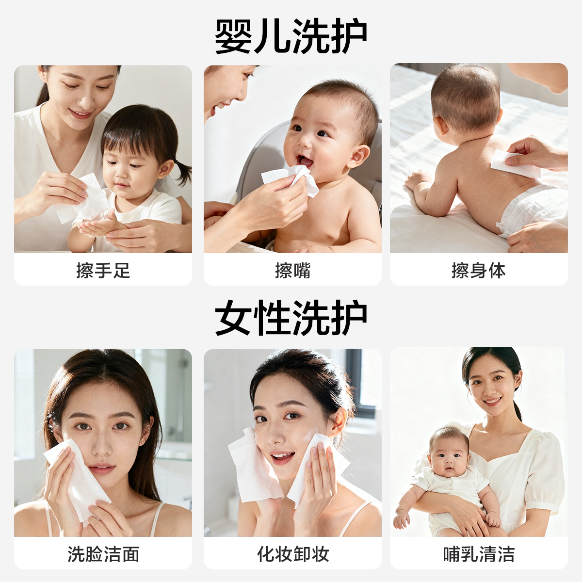 洗脸巾一次性纯棉加厚擦脸洁面巾悬挂壁挂式美容院专用家庭装毛巾