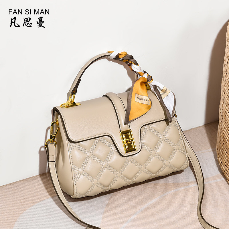 通勤2023新款春季大容量高级斜挎包 凡思曼女士包袋