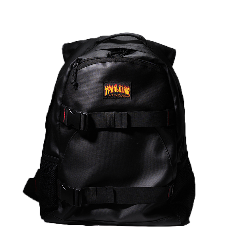 潮牌嘻哈滑板背包男生双肩包潮牌原宿时尚潮流大容量高中学生书包 - 图3