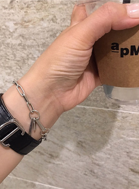 925泰银复古小兔子小熊手链