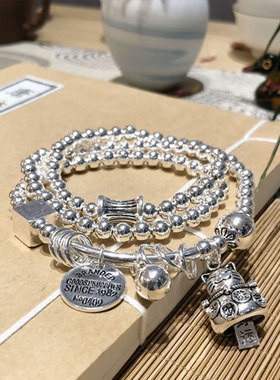 多圈手串招财猫民族风