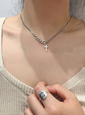 韩国东大门链条坦克链女小众设计