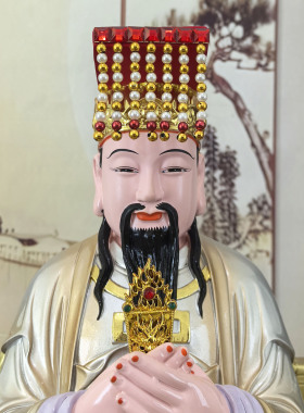 玉帝王母佛神像新款玉皇大帝王母娘娘神像 瑶池金母彩绘树脂佛像