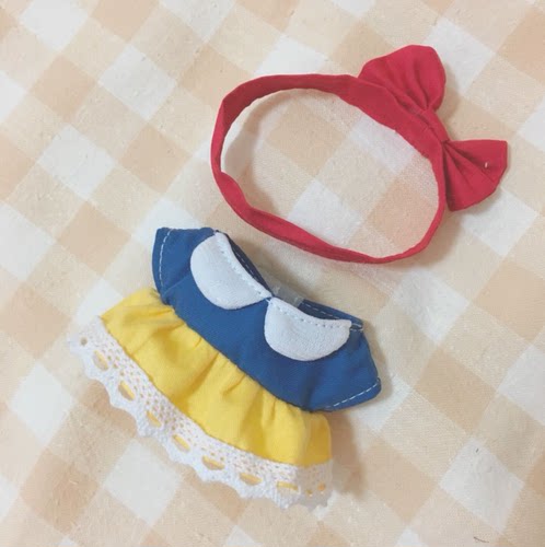 现货娃衣10cm海星体12厘米正常体棉花娃娃公仔玩偶公主裙子套装 - 图2