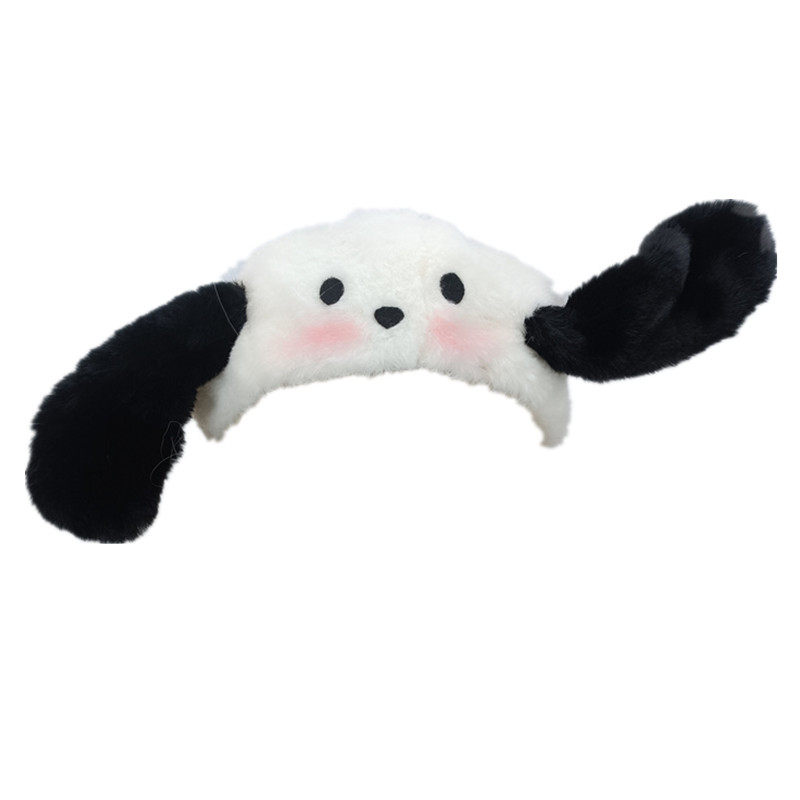 三丽鸥帕恰狗贝雷帽 毛绒圆顶帽子耳朵可造型 保暖甜美可爱卡通女,淘宝优惠券,粉丝福利购,淘宝优惠卷