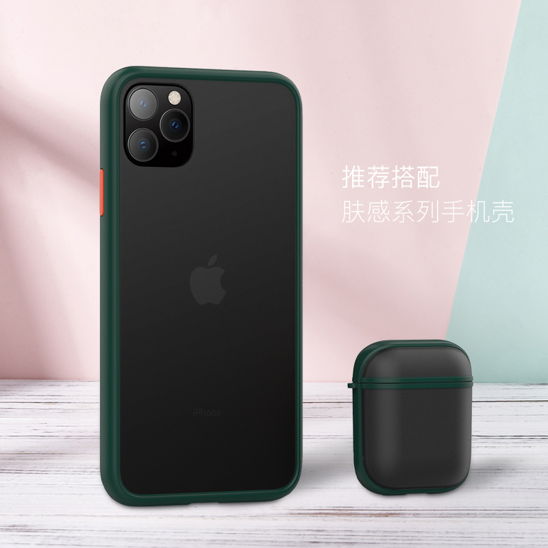 适用苹果airPodsPro2保护套AirPods3新2022无线耳机套3代硅胶壳液态airpods2撞色蓝牙薄透明磨砂1充电壳盒pro - 图3