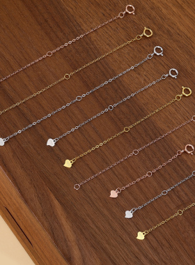 S925纯银延长链手链项链