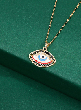 欧美恶魔之眼项链女2026新款