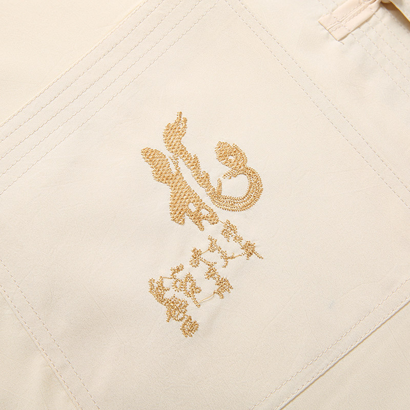 2018中国风民族服装新款男士套装装 九鹿龙民族服装