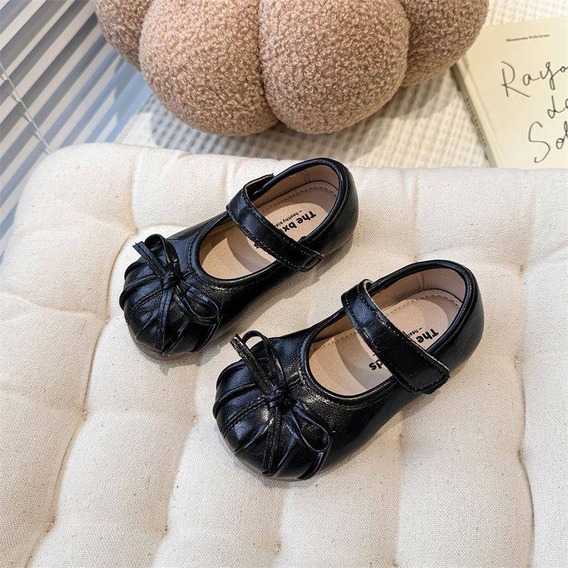 女童公主鞋洋气小女孩皮鞋2025春秋新款儿童软底防滑蝴蝶结单鞋潮,淘宝优惠券,粉丝福利购,淘宝优惠卷
