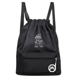 Мешочек подходит для мужчин и женщин, школьный рюкзак, спортивный простой тканевый мешок, на шнурках