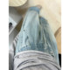 Jeans abiertos sensoriales para el diseño para mujeres delgadas gordas delgadas mm mm de cintura alta y delgada delgada de la seda de hielo de seda caída