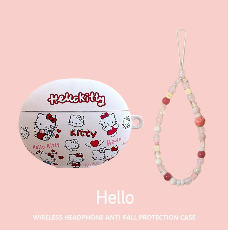 适用于华为freebudspro4保护套kt猫咪freeclip2耳夹耳机壳6i新款pro2磨砂无线蓝牙7i软5软壳2女freebuds4e盒 - 图0