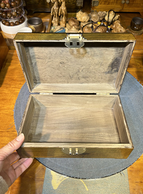 正品金丝楠木小叶桢楠阴沉木独板满雨滴龙胆首饰盒珠宝盒实木收纳