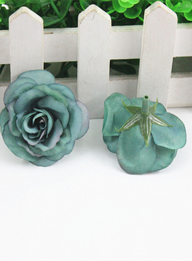 假花仿真花玫瑰花绢花diy手工