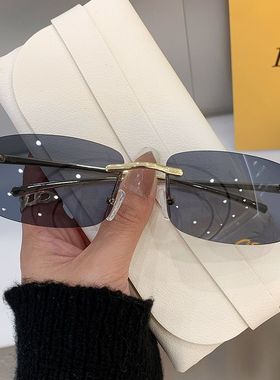 新款无边框男女士眼镜防强光高级