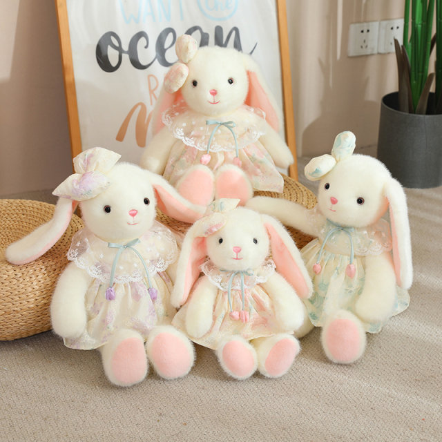 Toy plush bunny ງາມ